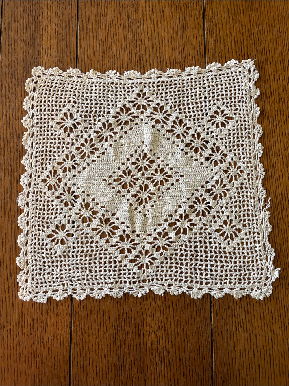 Vintage Cream Doily